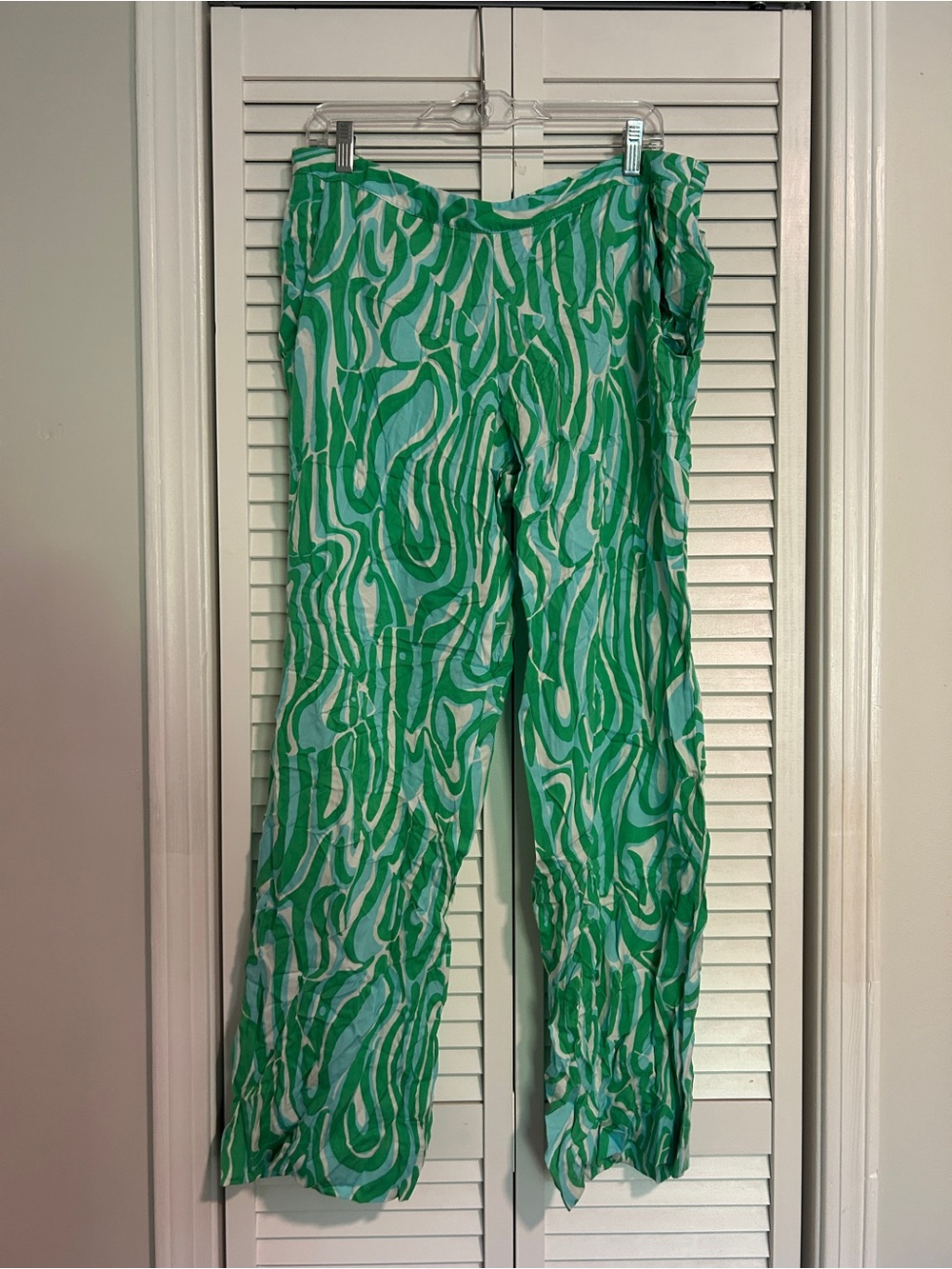 Lilly Pulitzer Cambridge Palazzo Finger’s Keepers Wide-Leg Pants